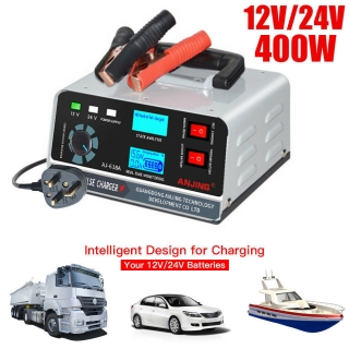 Nabíječka autobaterií - vhodná i pro autobusy 12V/24V - 400W